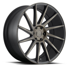 24" DUB CHEDDA 24x10 6x5.5 MATTE BLACK MACHINE s128 FITS CHEVY AND GMC
