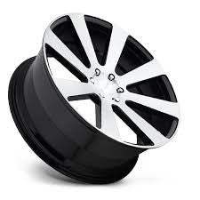24" DUB 8 BALL S-214 BLACK BRUSHED 24X10 6X139.7 +30 GMC YUKON DENALI SIERRA