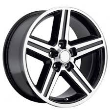 24" IROC 5 24X9.5+13 BLK MACHINE WHEELS & TIRES 5X127 IMPALA CADILLAC SILVERADO