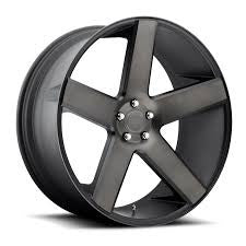 24" DUB BALLER S116 BLACK WHEELS & TIRES FITS 2007-2017 TAHOE ESCALADE AVALANCHE